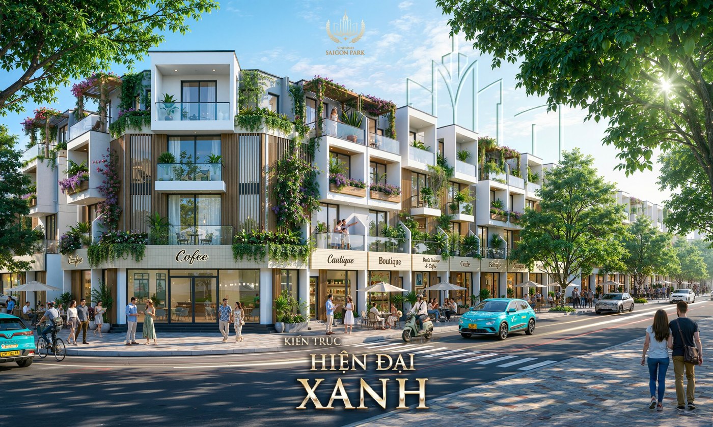 Mẫu nhà phố Vinhomes Hóc Môn — đánh giá rủi ro đầu tư